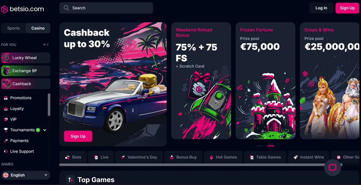 Casino Betsio - Chicken Road 2